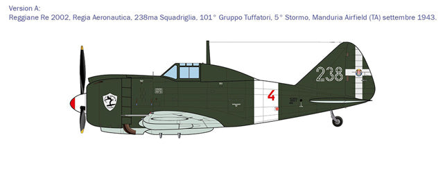 Italeri Reggiane Re.2002 Ariete A