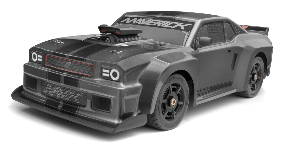 HPI Racing QuantumR Flux 4S 1/8 4WD Muscle Car - Grey 150311