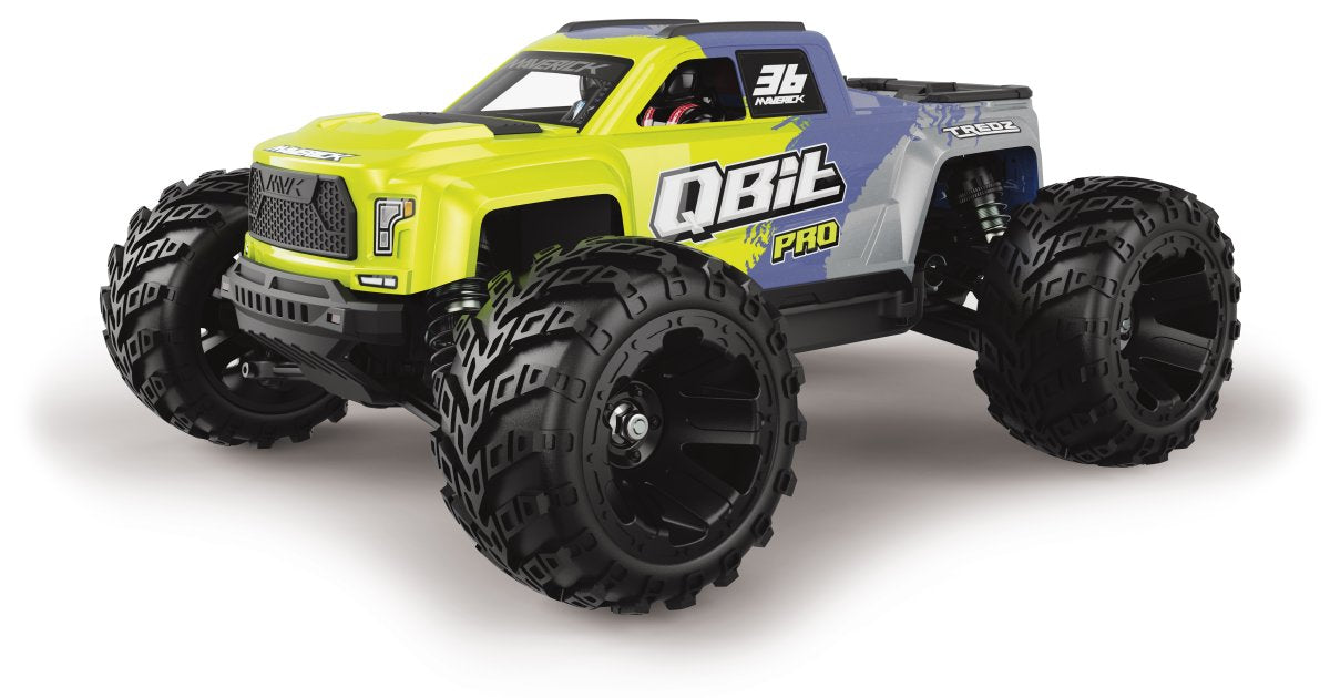 HPI Racing Qbit MT Pro 1/16th Monster Truck - Fluoro Green 151002