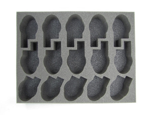 Battle Foam (Necron) 15 Destroyer Foam Tray (2.5") BF-BFL-15D