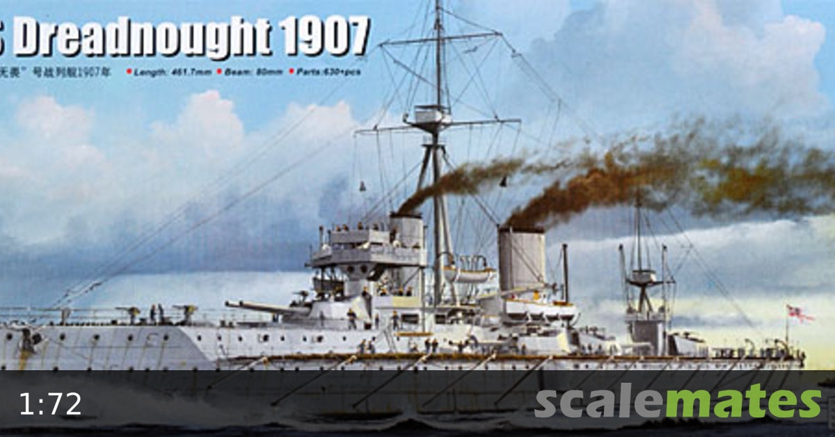 Trumpeter 1:350 - HMS Dreadnought (1907)