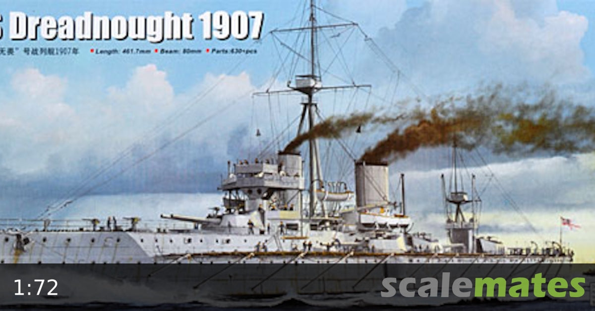 Trumpeter 1:700 - HMS Dreadnought (1907)