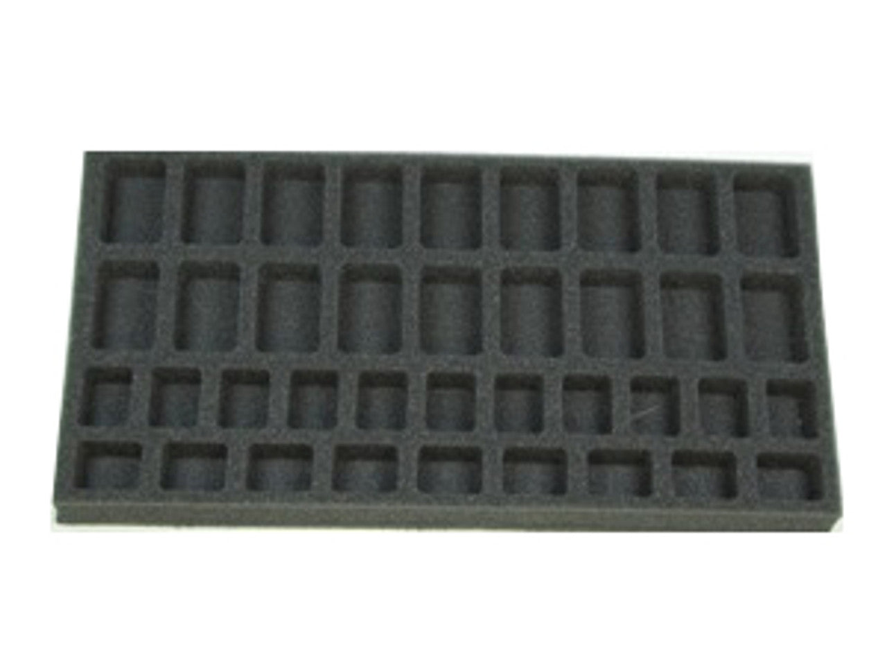 Battle Foam (Gen) Flames of War 18 Troop 20 HQ Foam Tray (1") BF-BFM-18T20HQ