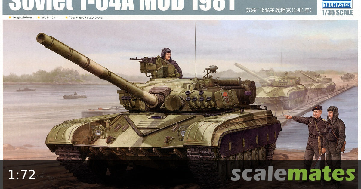 Trumpeter 1:35 - T-64A Russian (Mod.1981) MBT