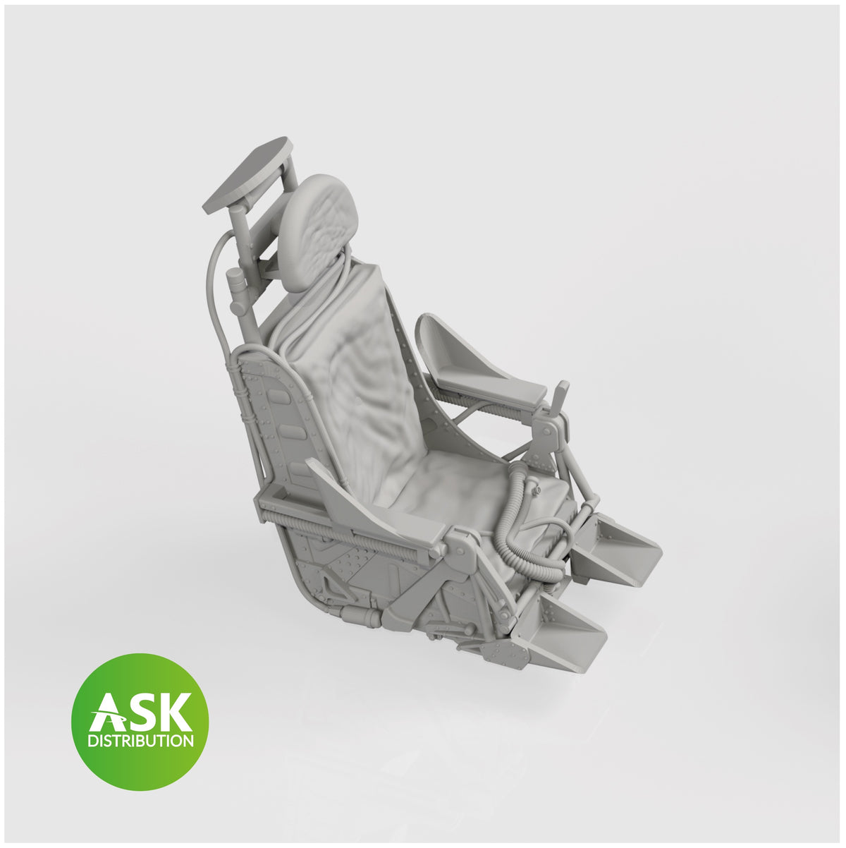 Republic F-84F ejection seat with out seatbelts - (designed to be used with Special Hobby kits) 3d-printed