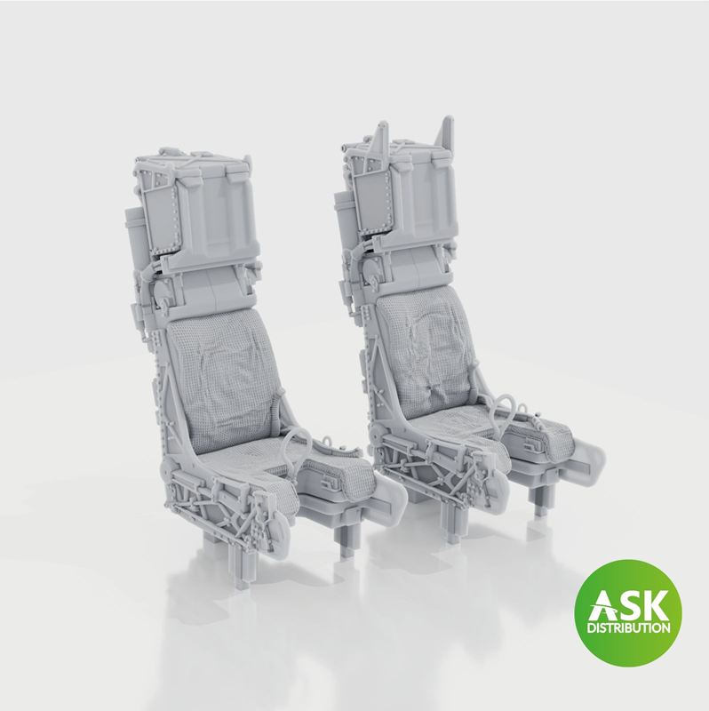 SJU-17 ejection seat excluding seat belts, 2 pcs. - (designed to be used with Tamiya kits) [Grumman F-14D Tomcat]