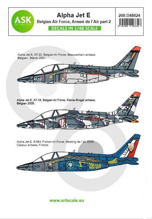Alpha Jet E -Belgian Air Force, Armeé de l´Air - Part 2