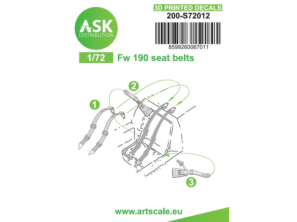 Focke-Wulf Fw-190 - 3D printed decals