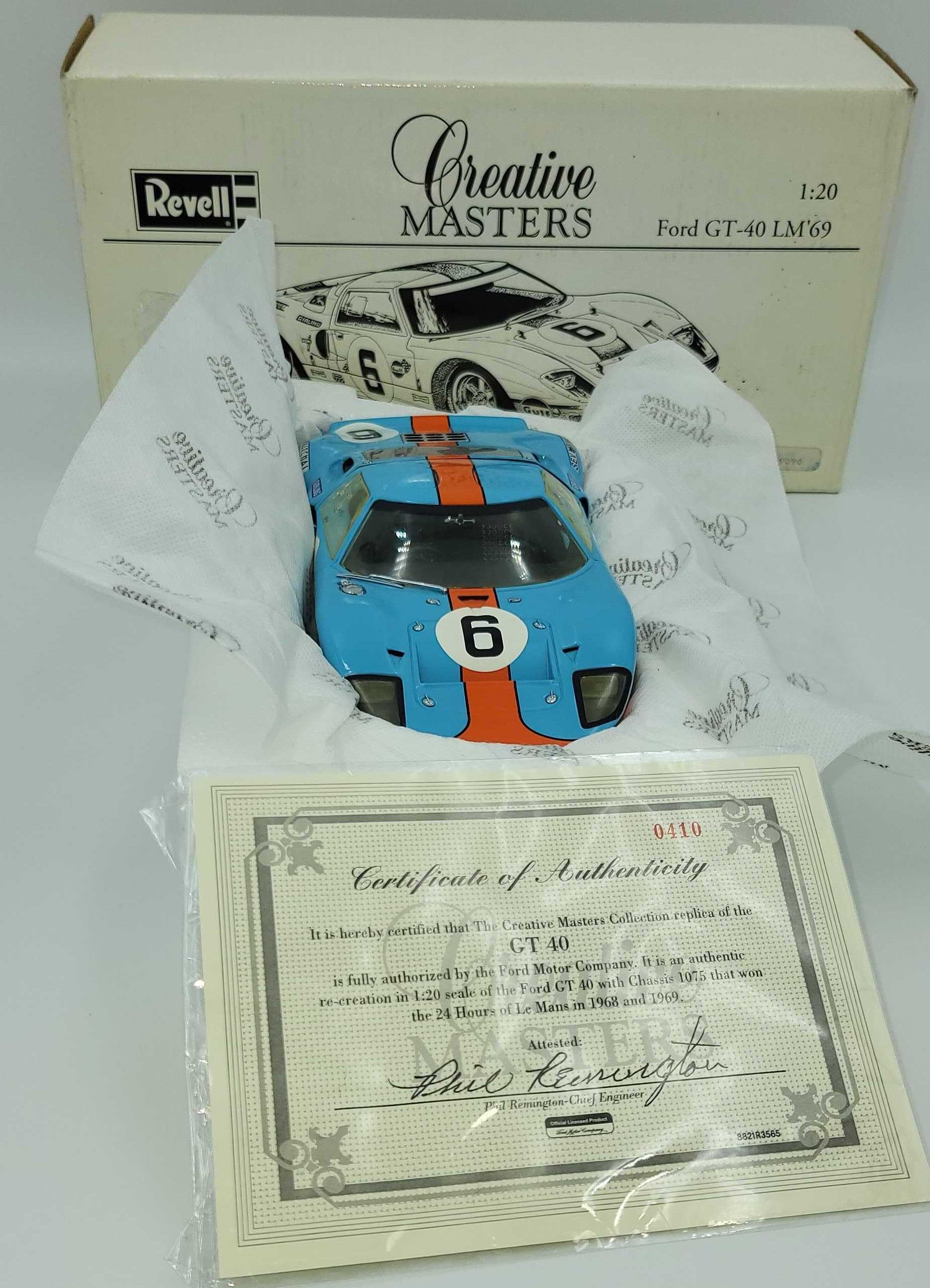 Revell Creative Masters 1/20 Ford Gt-40 Lm 1969 08673-9090