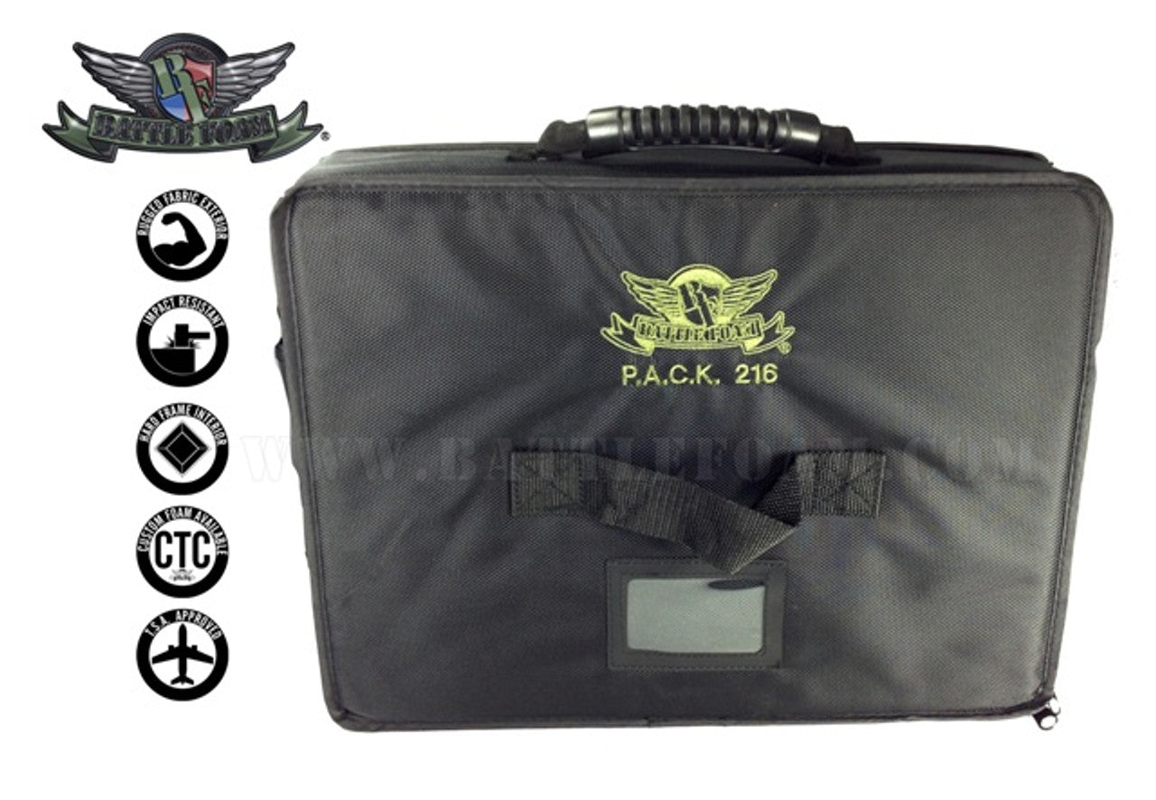 Battle Foam (216) P.A.C.K 216 Empty (Black) BF-BB216B-BE