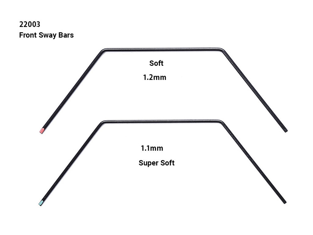 Ta08 Stablilzer Set F/R