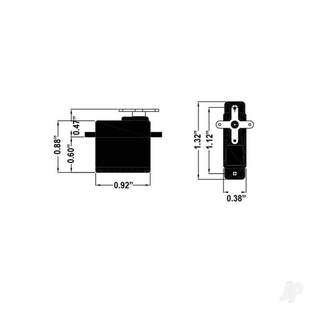 Hitec HS-45HB Ultra Micro Analogue Cored Servo 8g 1.2kg/0.12s 4.8V - 6.0V  - 2212050 6