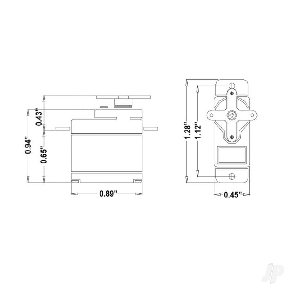 Hitec HS-55 Ultra Micro Analogue Coreless Servo 8g 1.3kg/0.14s 4.8V - 6.0V 2212060 5