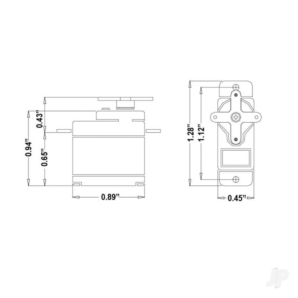 Hitec HS-55 Ultra Micro Analogue Coreless Servo 8g 1.3kg/0.14s 4.8V - 6.0V - 2212070 6