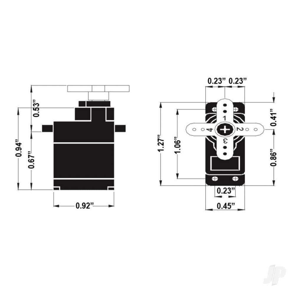 Hitec HS-65HB Ultra Micro Analogue Cored Servo 11.2g 1.9kg/0.13s 4.8V - 6.0V 2212090 6