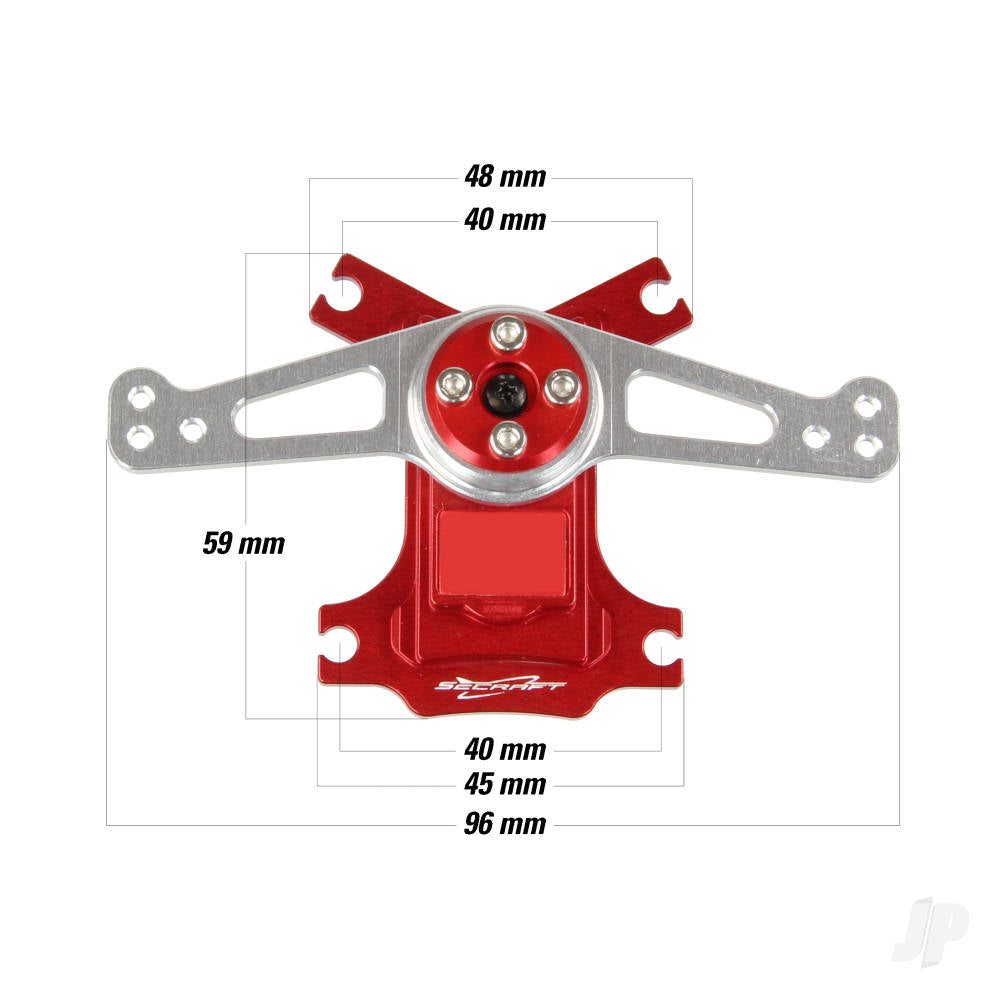 Hitec Ultra Duty Rudder Tray Conversion Set (58499) 22956308 3