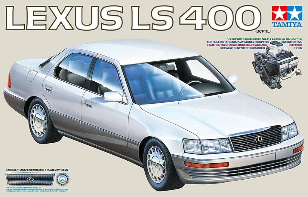 Tamiya 1/24 Lexus LS 400 (UCF11L) 24114