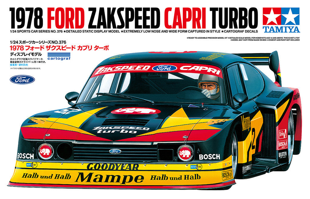 Tamiya 1/24 1978 Ford Zakspeed Capri Turbo 24376