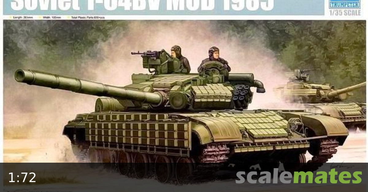 Trumpeter 1:35 - T-64BV Mod 1985