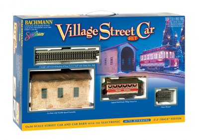 Bachmann USA Village Christmas Street Car Set 25017
