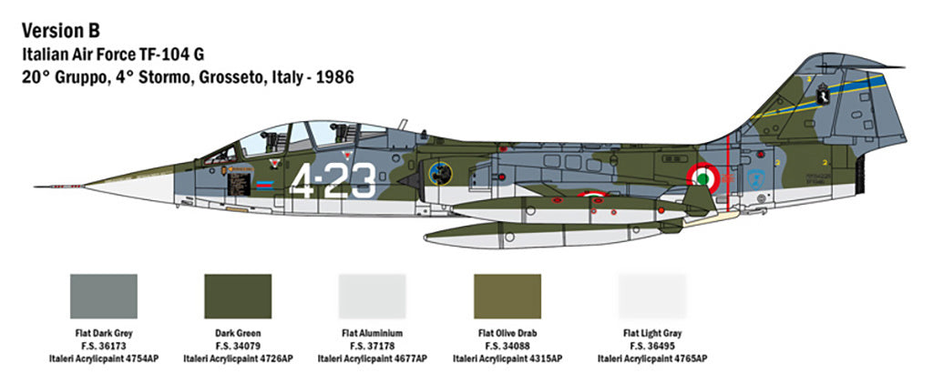 Italeri Tf-104G Ami 2509