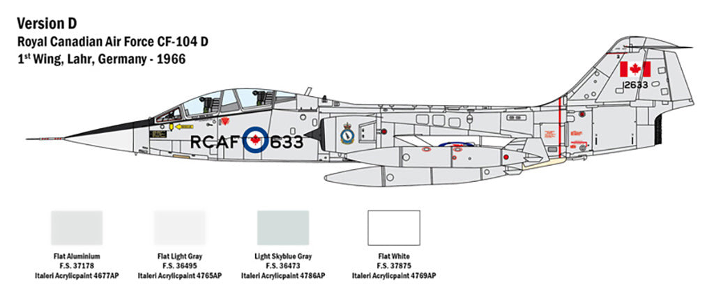 Italeri Tf-104G Ami 2509