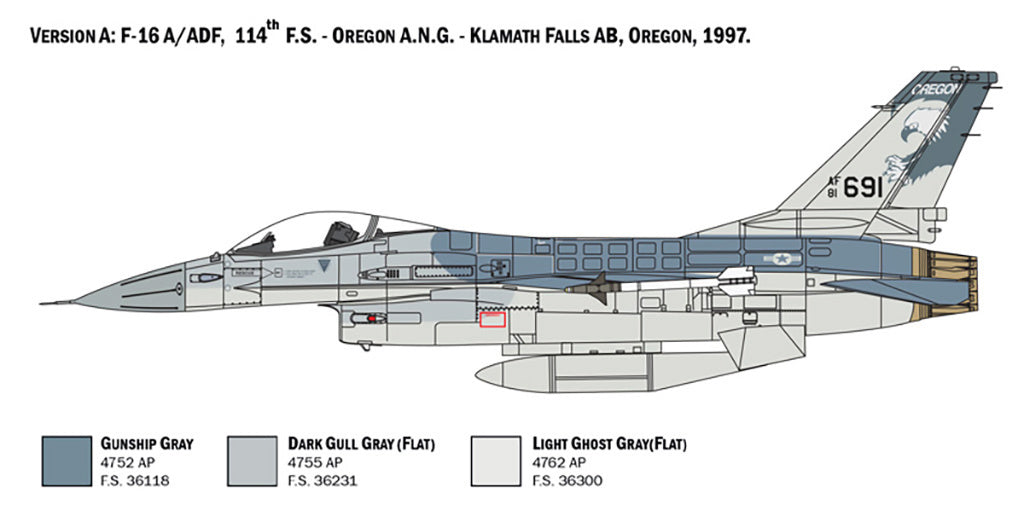 Italeri F-16A Fighting Falcon 2786