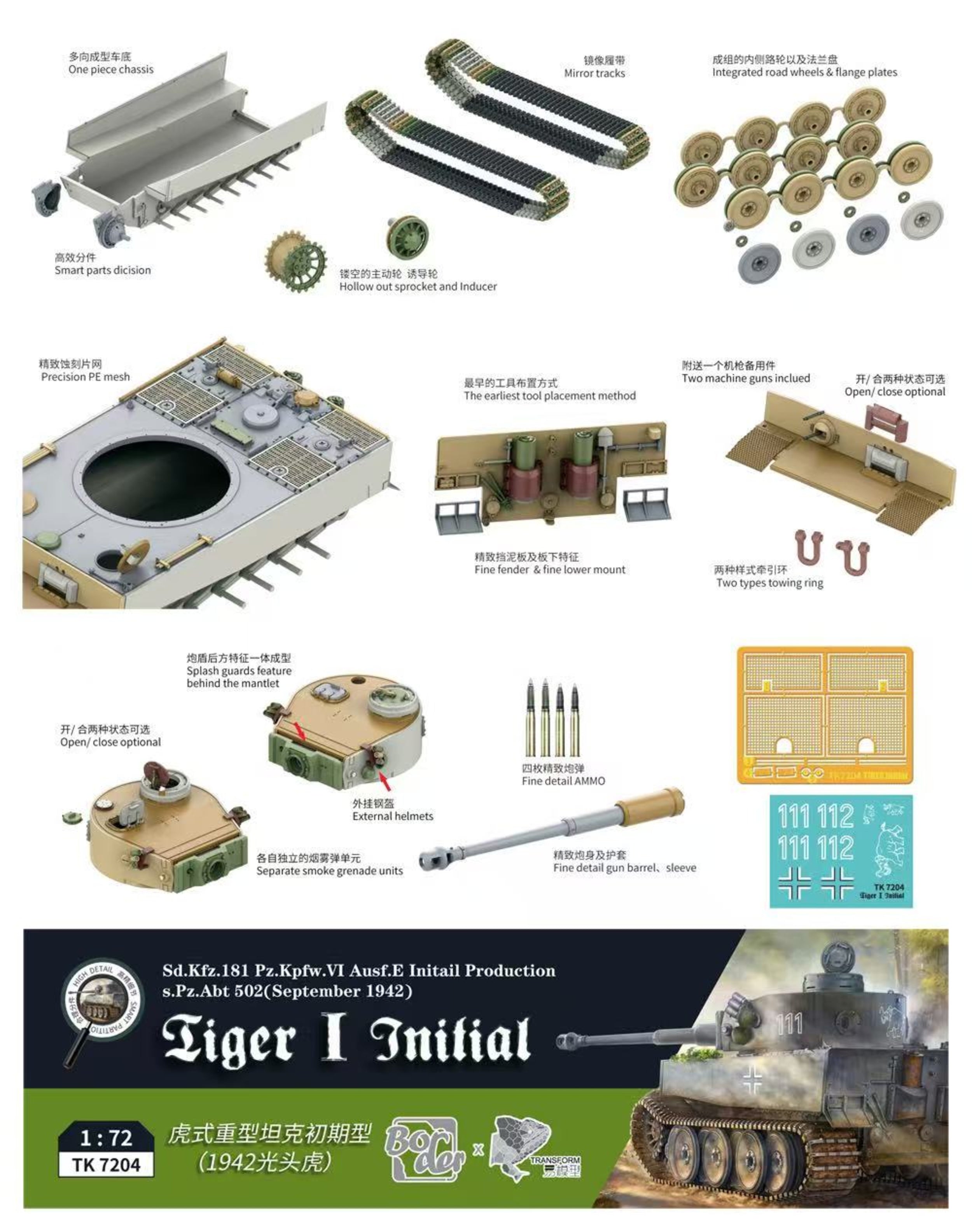 TK7204 Tiger I Initial