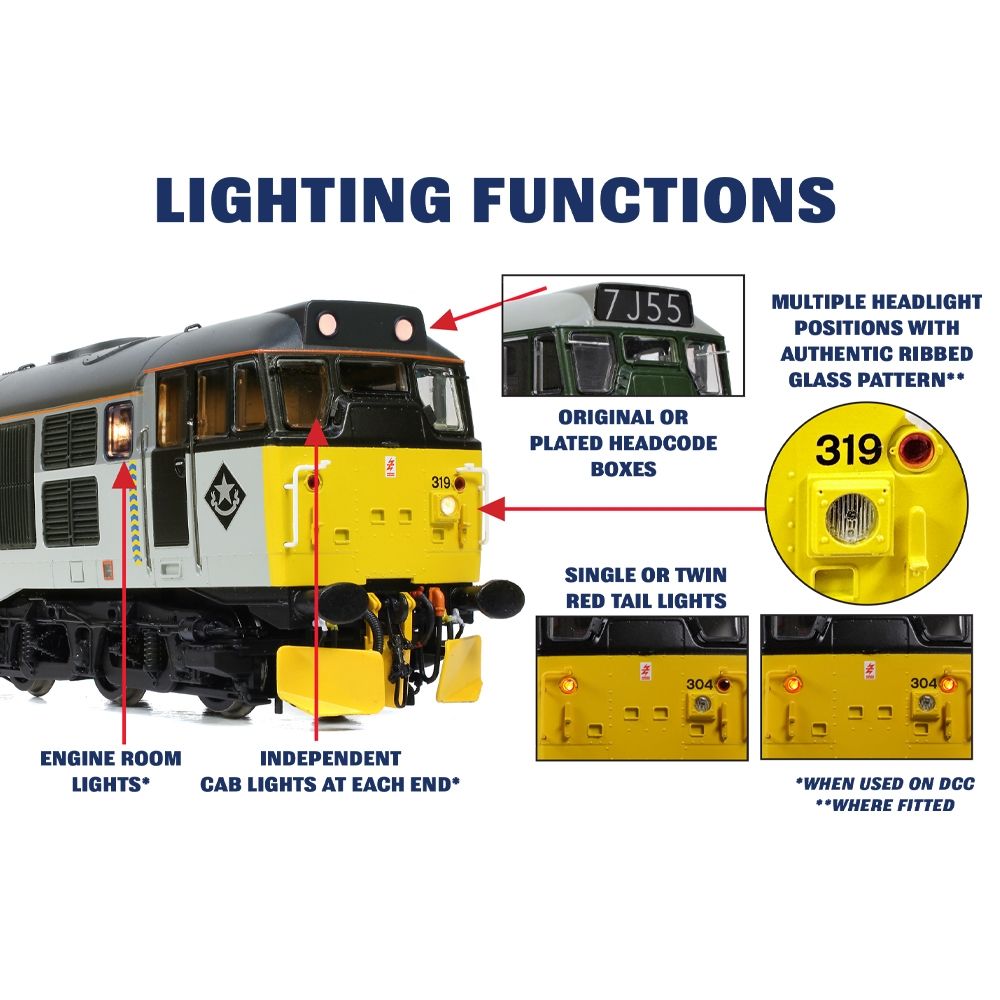 Branchline Class 31/1 Refurbished 31319 BR Railfreight Petroleum Sector 35-823SFX