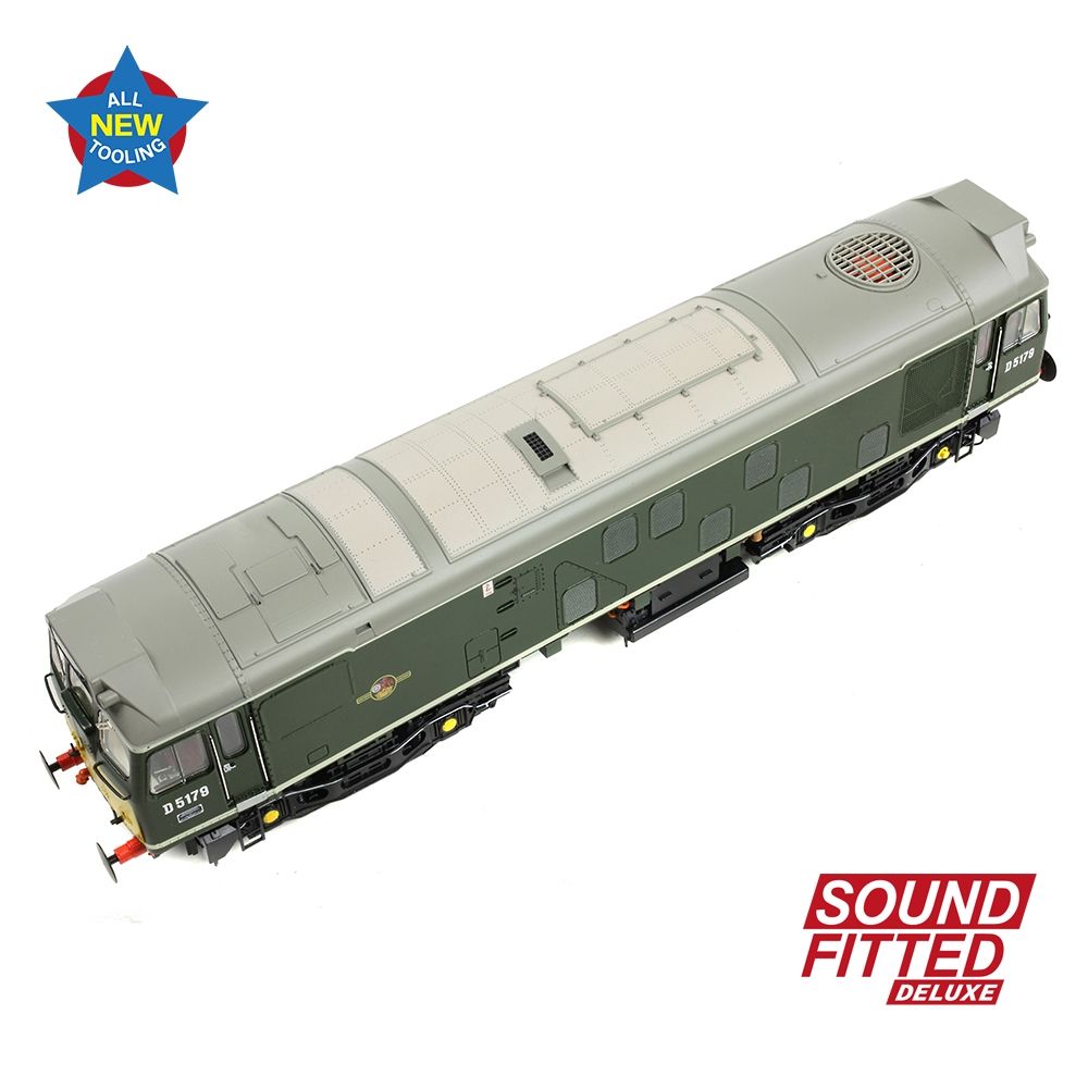 Branchline Class 25/1 D5179 BR Green (Small Yellow Panels) 32-343ASFX