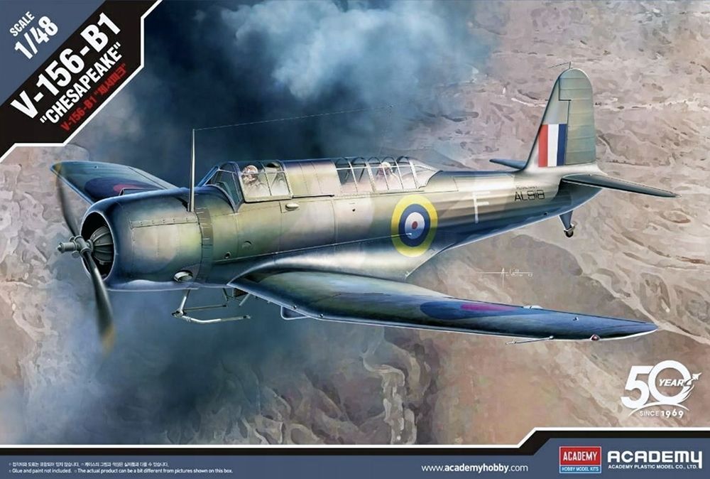 British Royal Navy V-156-B1 Chesapeake (SB2U-3) Fighter Aircraft
