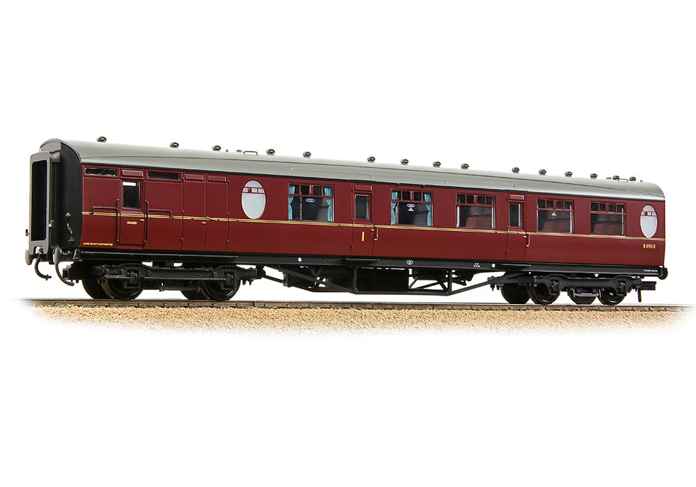 Branchline LNER Thompson Brake Composite Corridor BR Maroon 34-437A