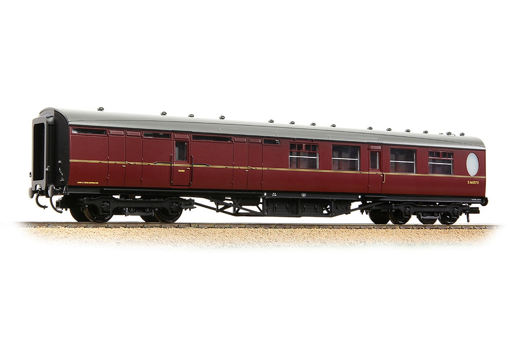 Branchline LNER Thompson Brake Second Corridor BR Maroon 34-462