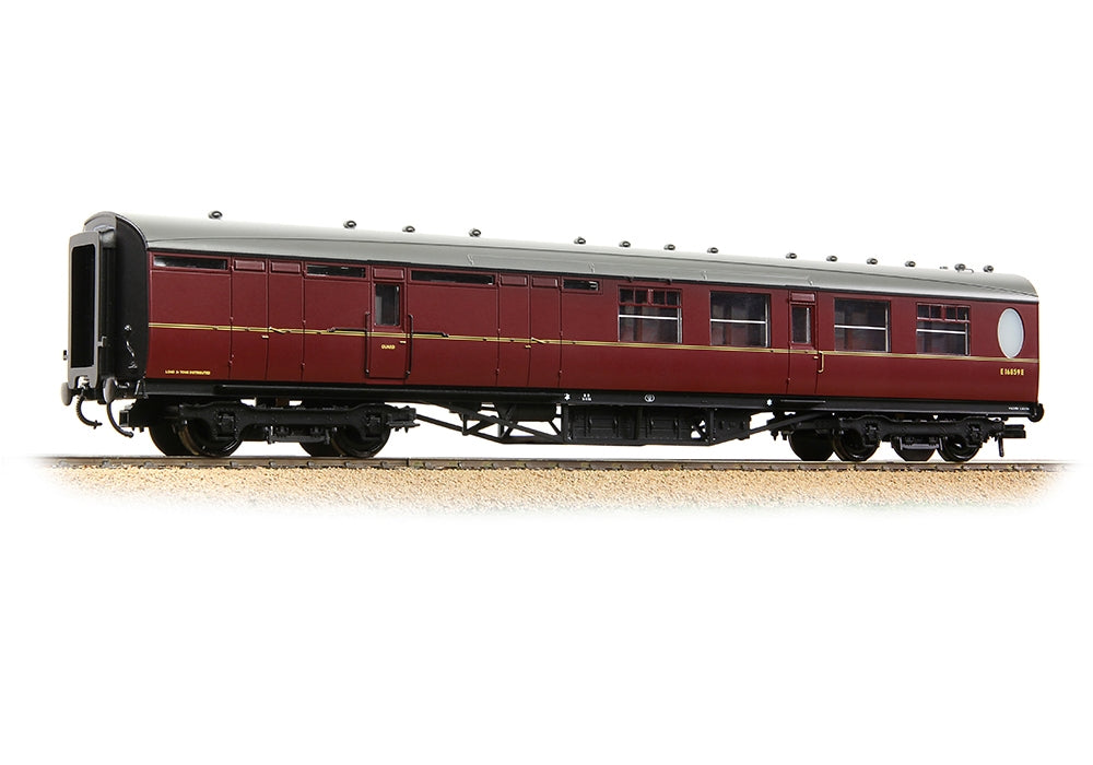 Branchline LNER Thompson Brake Second Corridor BR Maroon 34-462A