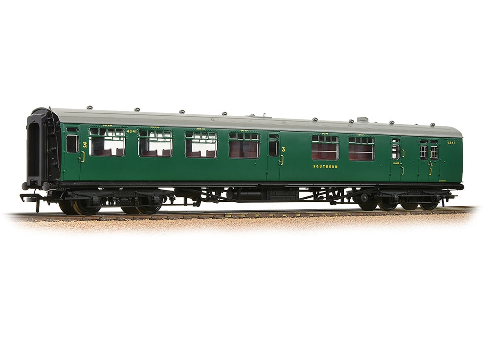 Branchline SR Bulleid Brake Third Semi-Open 10'' Vents SR Malachite Green 34-725