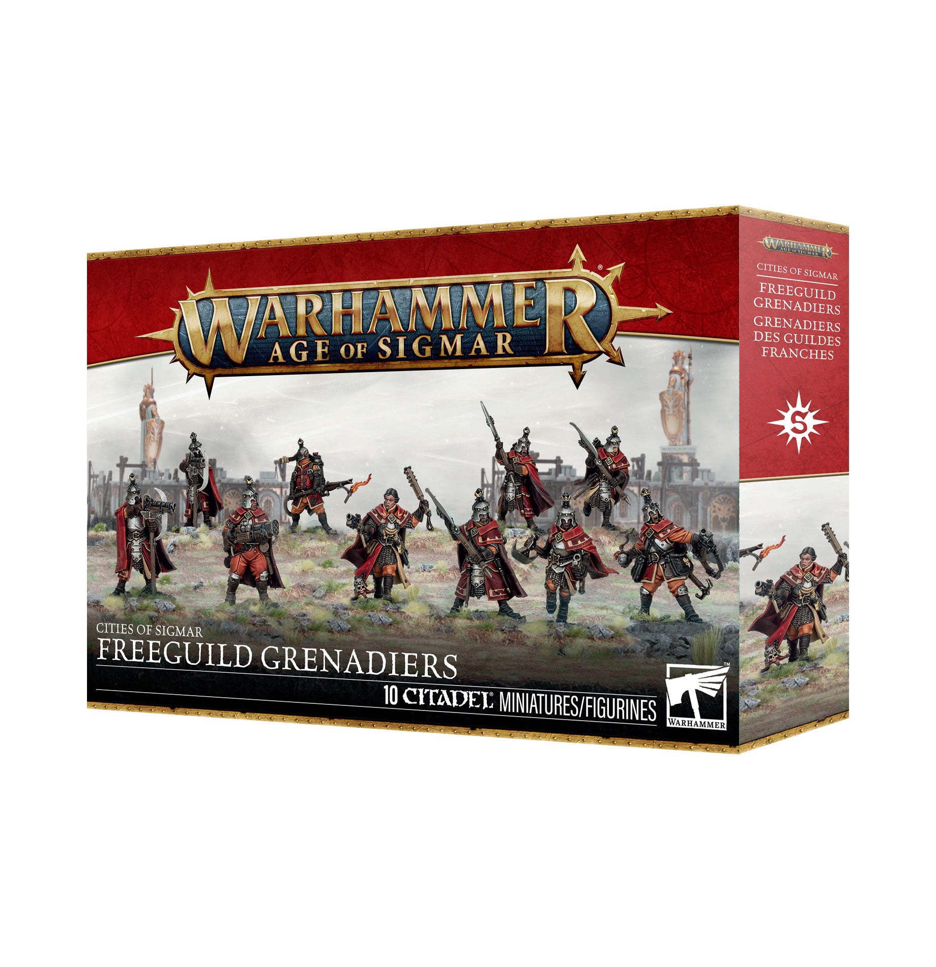 CITIES OF SIGMAR: FREEGUILD GRENADIERS 86-54 - Warhammer Age of Sigmar