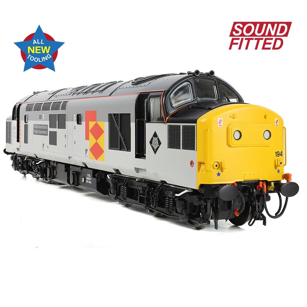 Branchline Class 37/0 Centre Headcode 37194 'British Int. Freight Assoc.' BR RF 35-307SFX