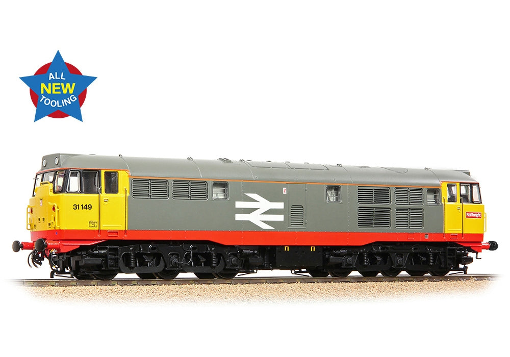 Branchline Class 31/1 Refurbished 31149 BR Railfreight (Red Stripe) 35-821A
