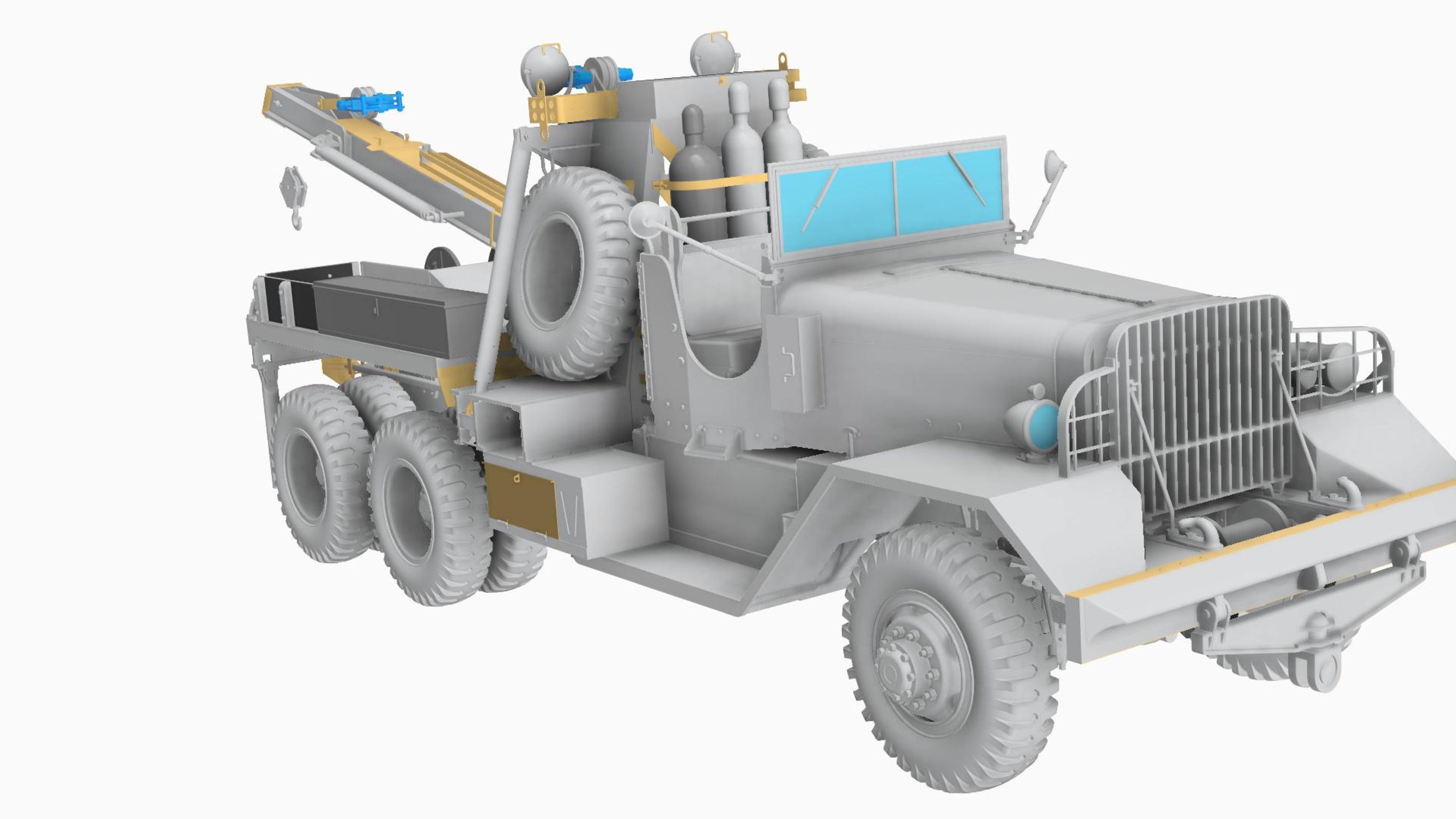 Thunder Model Tm35013 Kenworth Model 573 M1A1 TM35013