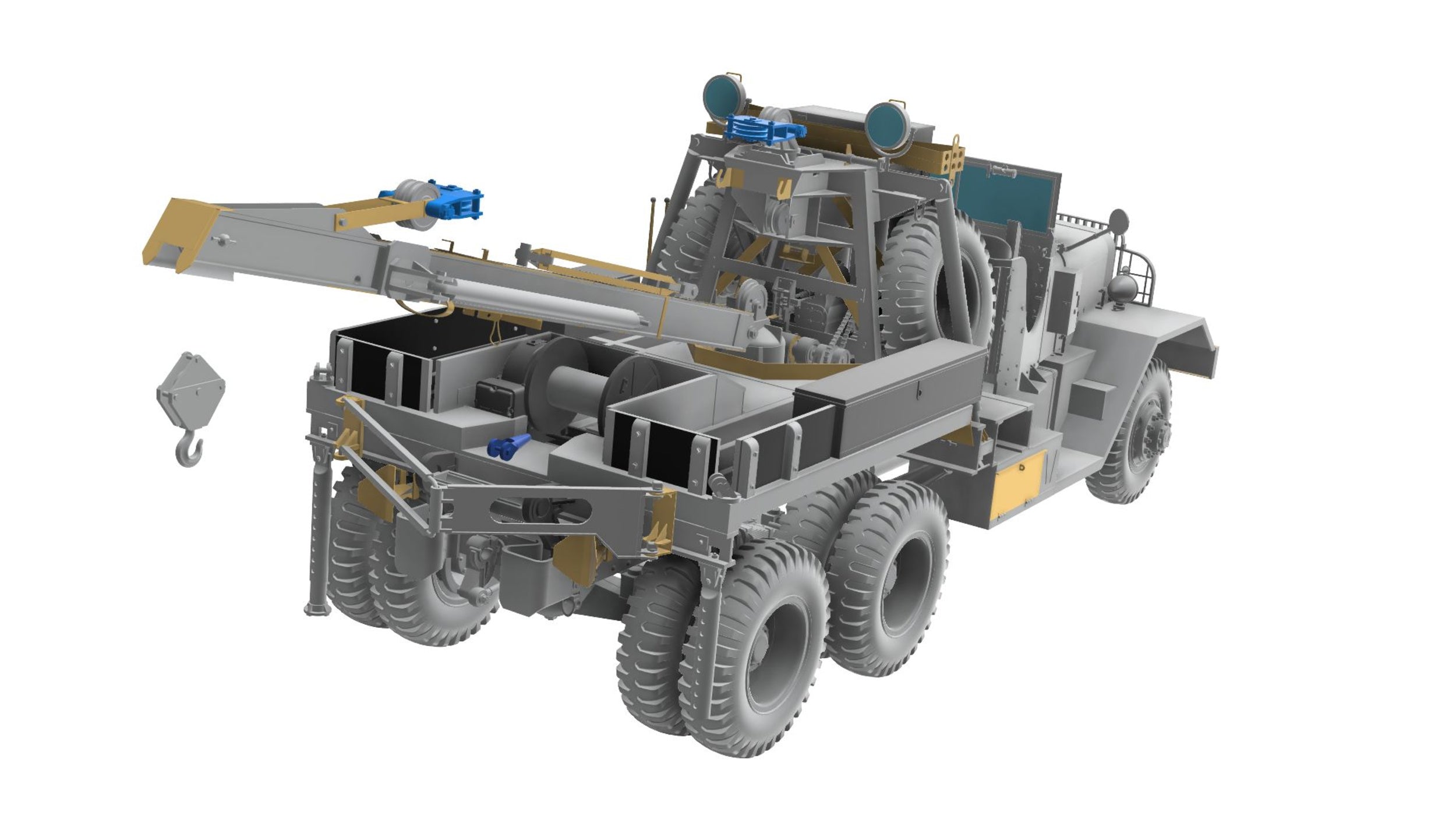Thunder Model Tm35013 Kenworth Model 573 M1A1 TM35013