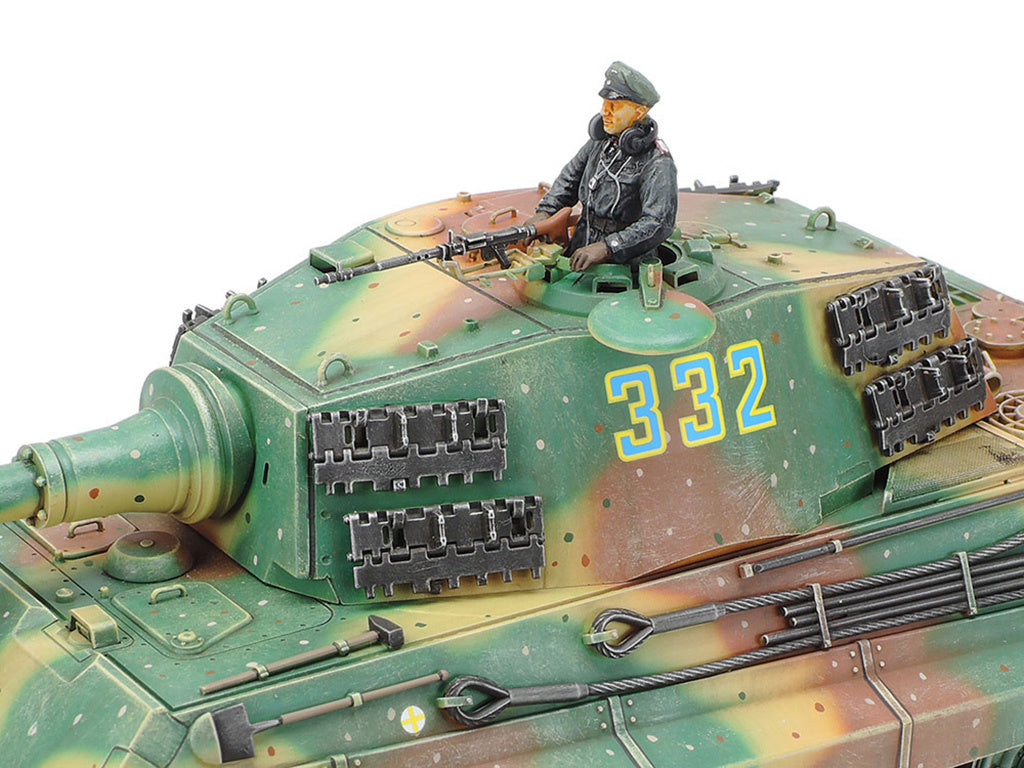 Tamiya 35164 1/35 German King Tiger (Production Turret) Military Tank Model Kit