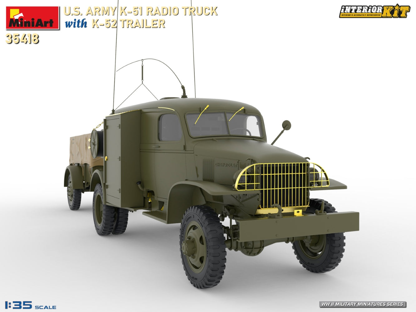 MiniArt US ARMY K-51 RADIO TRUCK - MT35418