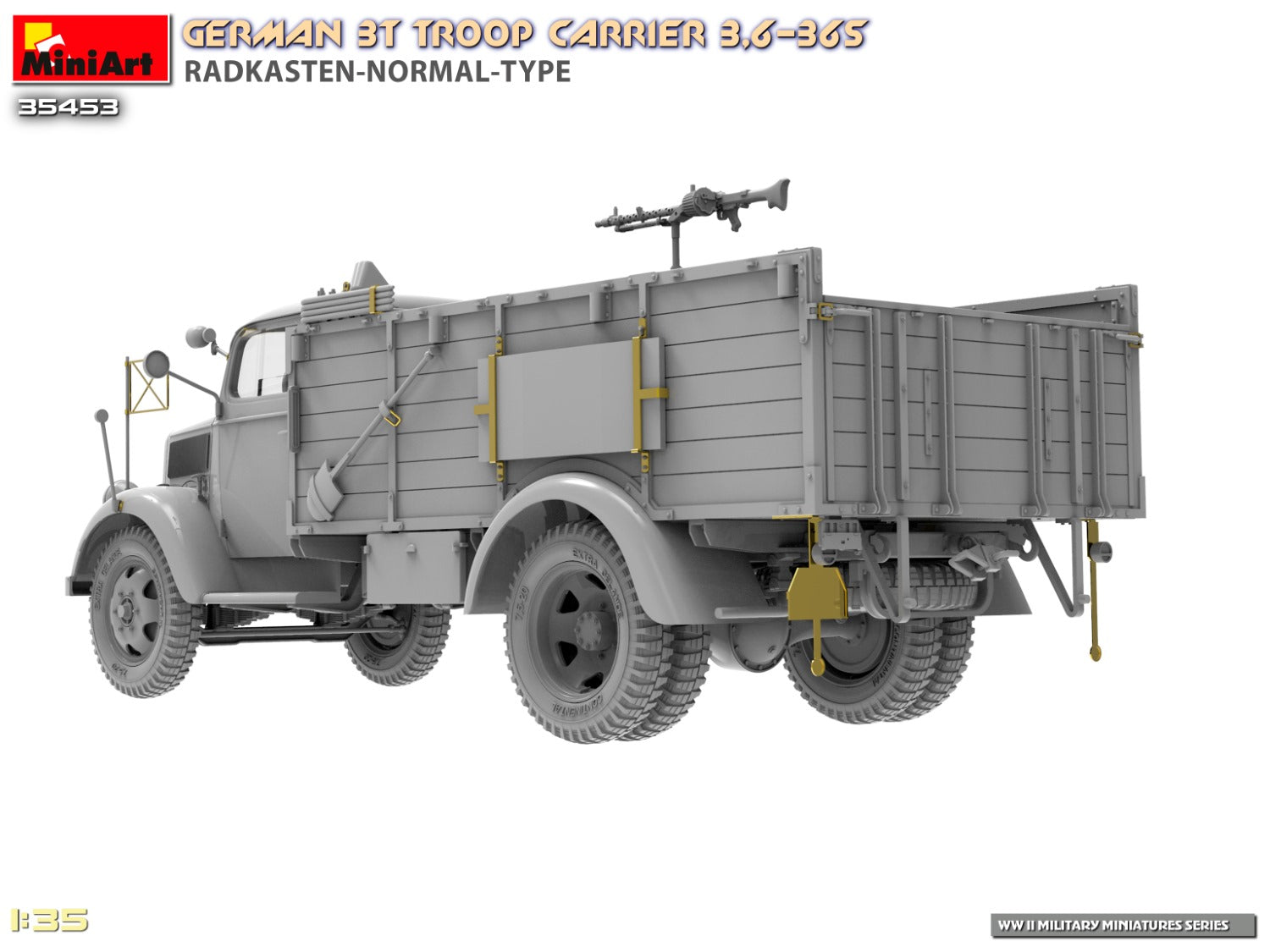 MiniArt 1/35 German 3t Troop Carrier 3,6-36S