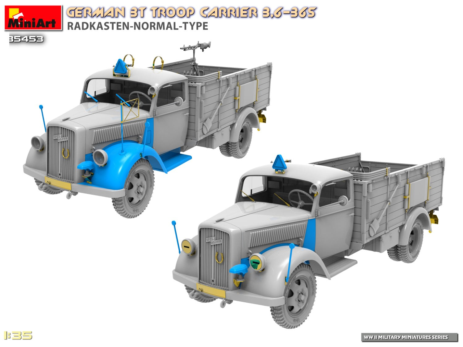 MiniArt 1/35 German 3t Troop Carrier 3,6-36S