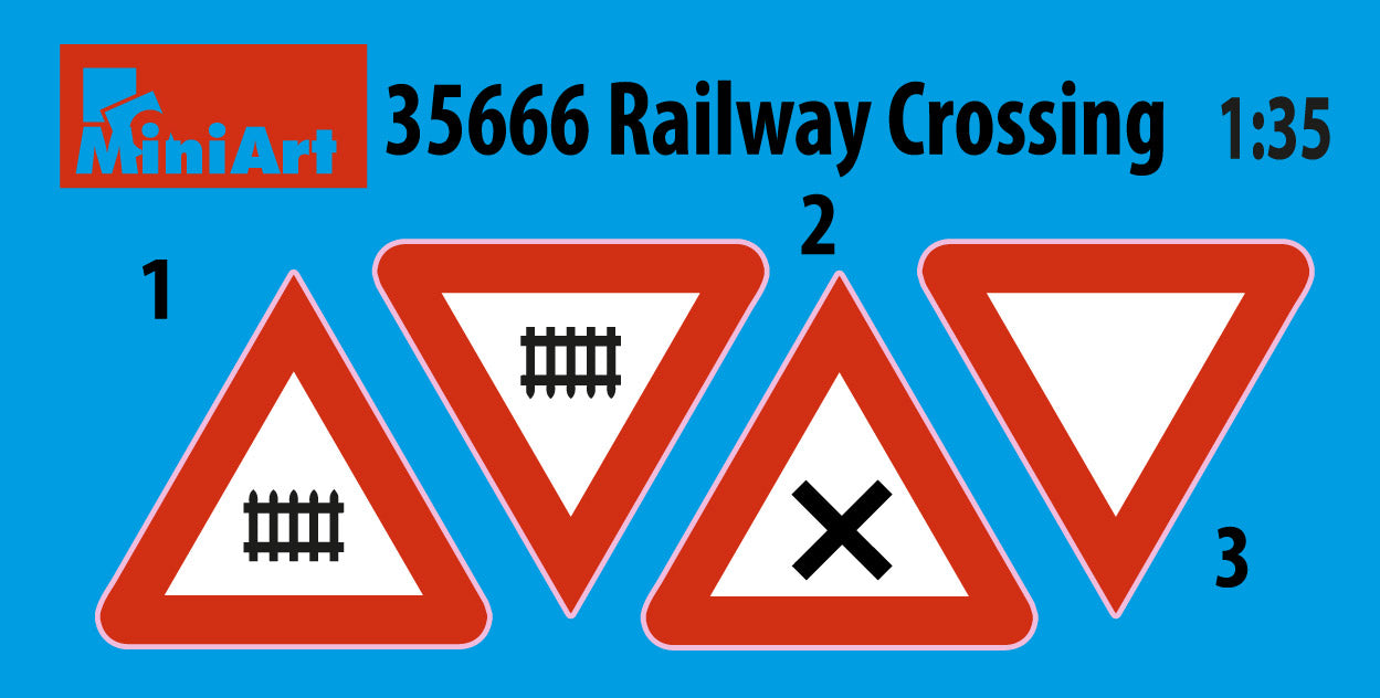 Miniart 1:35 - Railway Crossing