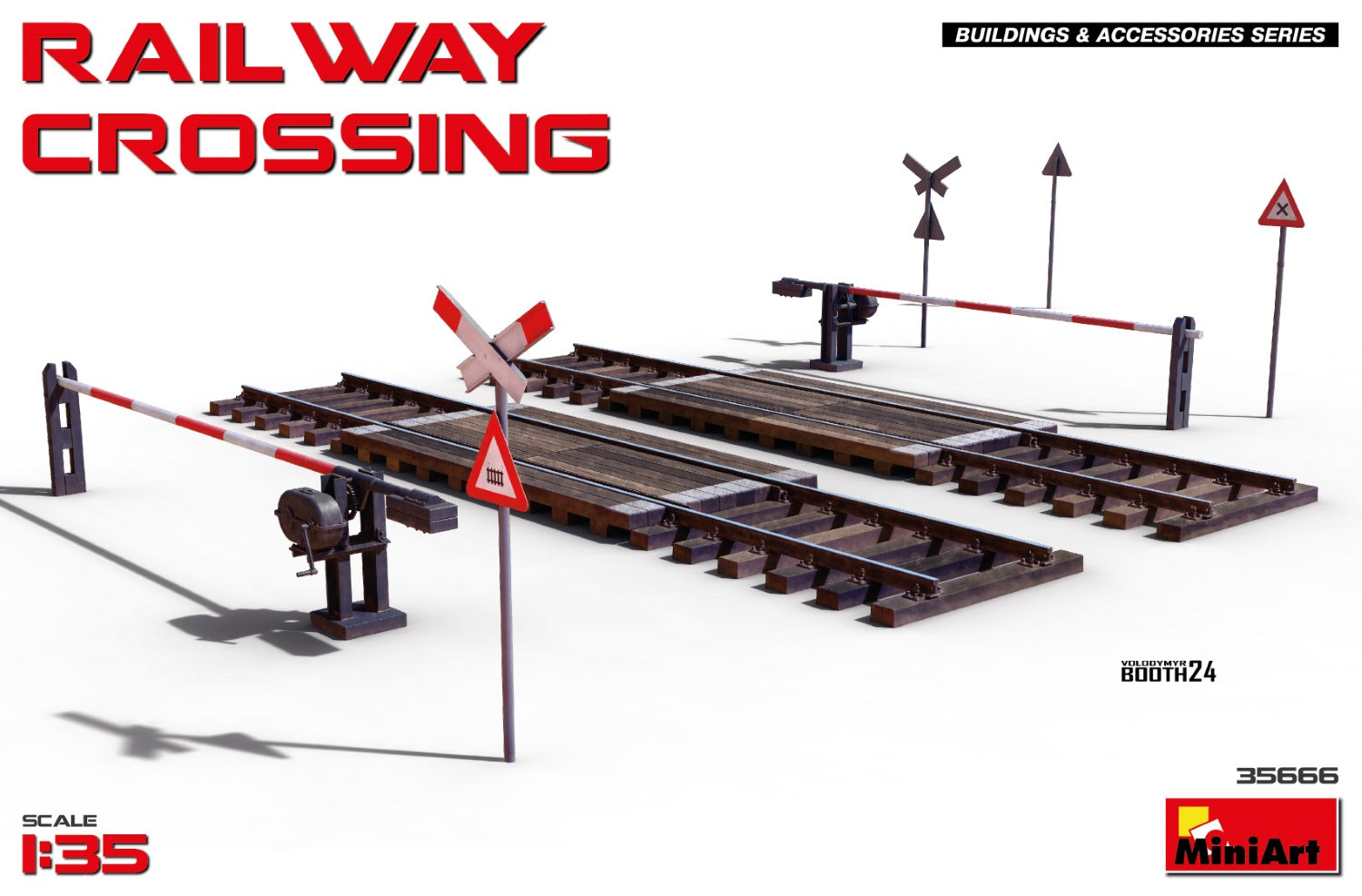 Miniart 1:35 - Railway Crossing