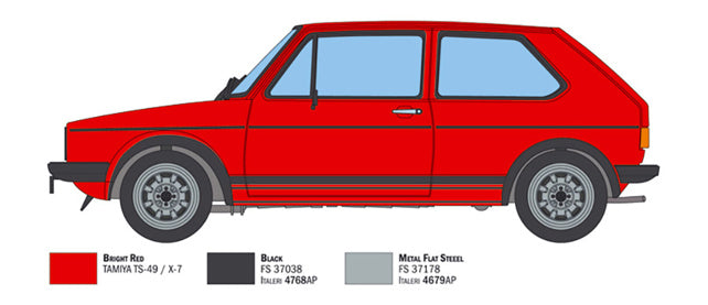 Italeri Vw Golf Gti Rabbit 3622