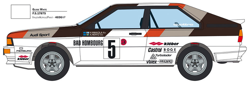 Italeri Audi Quattro Rally 3642