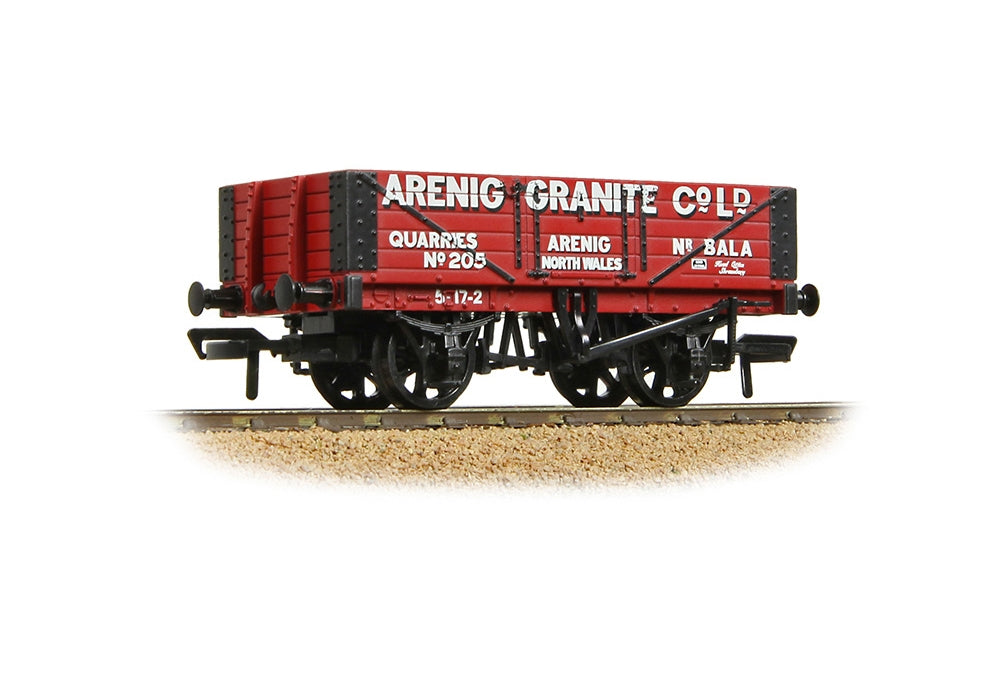 Branchline 5 Plank Wagon Steel Floor 'Arenig Granite Co. Ltd.' Red 37-026B