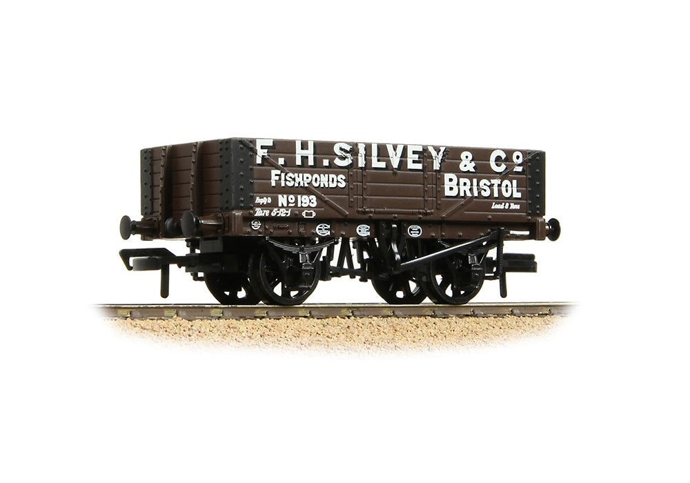 Branchline 5 Plank Wagon Wooden Floor 'F. H. Silvey & Co.' Brown 37-056B